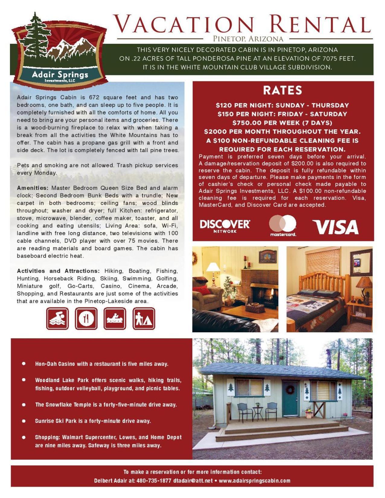 Adair Springs Cabin Pinetop-Lakeside Exterior foto